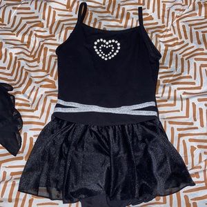 little girl one piece black